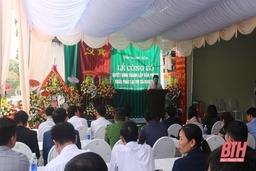 Công bố quyết định thành lập Văn phòng Thừa phát lại thị xã Nghi Sơn