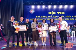 Sinh viên Trường ĐH Văn hóa, Thể thao và Du lịch  Thanh Hóa đoạt giải cao tại Hội thi Tài năng trẻ học sinh, sinh viên  các cơ sở đào tạo VHNT toàn quốc