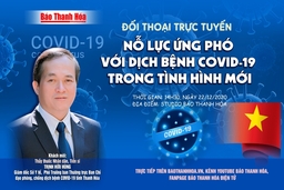 Đối thoại trực tuyến “Nỗ lực ứng phó với dịch bệnh COVID-19 trong tình hình mới”