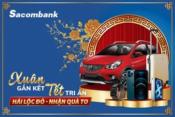 Sacombank triển khai chương trình khuyến mãi “Xuân gắn kết – Tết tri ân”