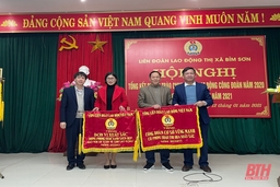 Chăm lo, hỗ trợ đoàn viên, người lao động khó khăn ở Bỉm Sơn
