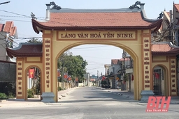 Huyện Nga Sơn đẩy mạnh phong trào toàn dân đoàn kết xây dựng đời sống văn hóa