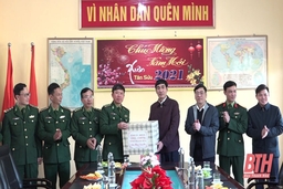 Trưởng ban Nội chính Tỉnh ủy chúc tết một số đơn vị và kiểm tra tình hình sản xuất, đời sống tại huyện Mường Lát