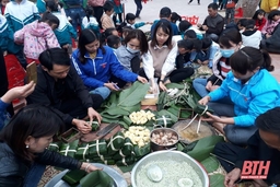Ngày hội “Bánh chưng xanh” cho thiếu niên, nhi đồng  huyện  Thọ Xuân