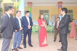Thẩm định các xã Tiến Lộc và Triệu Lộc đạt chuẩn Nông thôn mới
