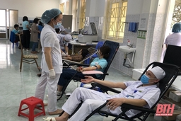 Thiết thực chương trình hiến máu “Ngày hội xuân hồng” tại Ngọc Lặc