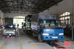 Trung tâm Đăng kiểm xe cơ giới Thanh Hóa thực hiện có hiệu quả công tác kiểm định