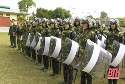 Lực lượng vũ trang Thanh Hóa duy trì nghiêm chế độ sẵn sàng chiến đấu trong dịp Đại hội XIII của Đảng