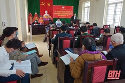 Hội nghị hiệp thương lần thứ nhất giới thiệu người ứng cử đại biểu HĐND huyện Hậu Lộc khóa XX, nhiệm kỳ 2021-2026
