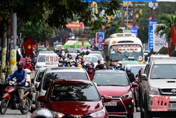 TP Thanh Hóa: Nhiều điểm ùn tắc giao thông những ngày giáp Tết 