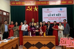 Tăng cường phối hợp hoạt động nhân đạo, xã hội giữa Hội Chữ thập đỏ và Hội LHPN