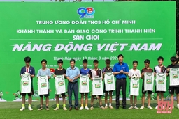 Khánh thành, bàn giao công trình “Sân chơi năng động Việt Nam”