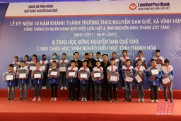 Quỹ Khuyến học, khuyến tài Nguyễn Đan Quế chắp cánh ước mơ cho học sinh nghèo hiếu học