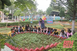 Ghi nhận từ chương trình “Mỗi trường học một mô hình” ở huyện Hoằng Hóa