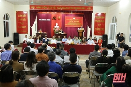 Lấy ý kiến nhận xét của cử tri nơi cư trú đối với ứng cử viên ĐBQH khóa XV và đại biểu HĐND các cấp, nhiệm kỳ 2021- 2026