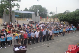 258 vận động viên tranh tài tại Giải việt dã huyện Nông Cống năm 2021