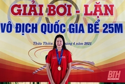 Phạm Thị Vân giành HCV trong ngày khởi tranh Giải bơi vô địch Quốc gia bể 25 m