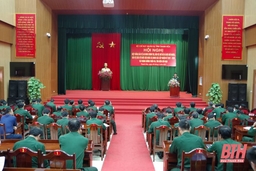 Bộ CHQS Thanh Hóa tổ chức hội nghị hiệp đồng tác chiến