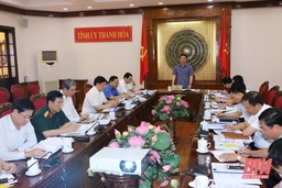 Thường trực Tỉnh ủy cho ý kiến vào Chương trình Lễ hội Du lịch biển năm 2021 và một số nội dung quan trọng khác