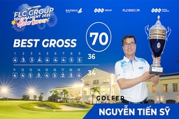 Golfer Nguyễn Tiến Sỹ vô địch FLC Group Tournament 2021