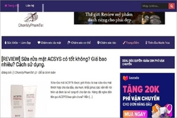 Chonmyphamtot.com - Website review mỹ phẩm uy tín dành cho phái đẹp