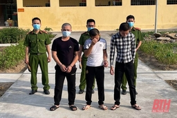 Công an thị xã Nghi Sơn liên tiếp phá 3 vụ mua bán, vận chuyển,  tổ chức sử dụng trái phép ma túy