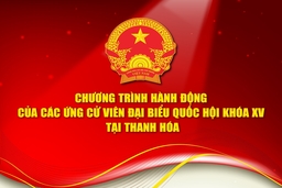 Chương trình hành động của các ứng cử viên Đại biểu Quốc hội khóa XV tại 5 đơn vị bầu cử của tỉnh Thanh Hóa