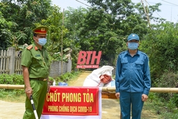 Thanh Hóa phong tỏa các hộ dân gần nhà bệnh nhân dương tính với SARS-COV-2 tại Ngọc Lặc