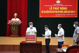 TP Thanh Hoá quyên góp ủng hộ công tác phòng, chống dịch COVID-19