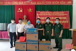 Hội Nông dân tỉnh thăm, tặng quà các đồn, chốt biên phòng phòng, chống dịch COVID-19