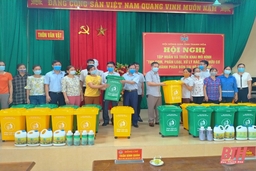 Hội Nông dân tỉnh triển khai mô hình thu gom, phân loại và xử lý rác thải hữu cơ thành phân bón tại hộ gia đình