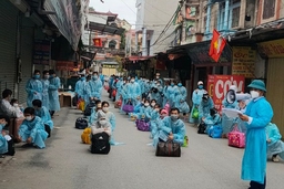 Hỗ trợ đón người lao động Thanh Hóa đang lưu trú tại tỉnh Bắc Giang có nguyện vọng về Thanh Hóa do ảnh hưởng của dịch bệnh COVID-19