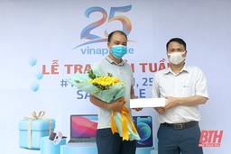 VNPT Thanh Hóa trao thưởng chương trình khuyến mại “Thank you, 25 – Săn Apple”