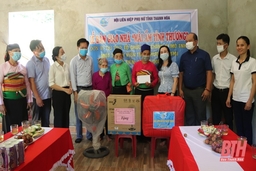 Hỗ trợ xây mái ấm tình thương cho hội viên phụ nữ xã Thạch Tượng