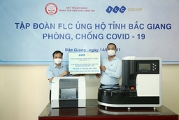 Tập đoàn FLC tặng tỉnh Bắc Giang 3 hệ thống xét nghiệm COVID-19