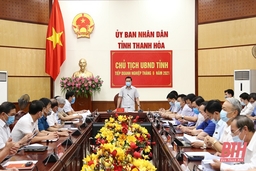 Chủ tịch UBND tỉnh tiếp doanh nghiệp định kỳ tháng 6-2021