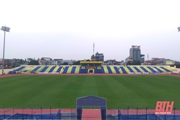 Sân Thanh Hóa bảo đảm các điều kiện tổ chức thi đấu tập trung khi LS V.League 2021 trở lại