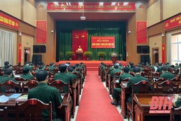 Bộ Chỉ huy Quân sự tỉnh tổ chức hội nghị quân chính 6 tháng đầu năm 2021
