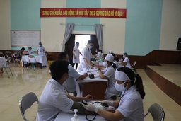 Thị xã Bỉm Sơn triển khai tiêm vắc - xin phòng COVID-19 đợt 3 năm 2021