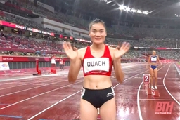 Quách Thị Lan dừng bước ở vòng bán kết cự ly 400m vượt rào nữ Olympic Tokyo 2020