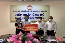 Công ty Ivory ủng hộ tỉnh Thanh Hóa phòng, chống dịch COVID-19