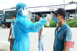 Huyện Thọ Xuân: Thành lập 14 chốt kiểm soát trong phòng, chống dịch COVID-19