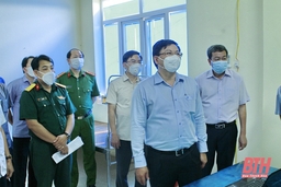 Phó Chủ tịch UBND tỉnh Mai Xuân Liêm kiểm tra công tác phòng, chống dịch COVID-19 tại huyện Thọ Xuân