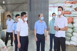 Phó Chủ tịch Thường trực UBND tỉnh Nguyễn Văn Thi kiểm tra tình hình cung ứng hàng hóa thiết yếu