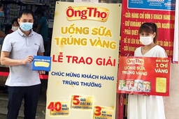 Người tiêu dùng “rinh” vàng từ chương trình “Uống sữa Ông Thọ, trúng vàng”