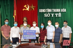 VNPT Thanh Hóa tặng Ngành Y tế máy quét mã vạch QR CODE
