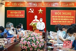 9 tháng năm 2021 huyện Triệu Sơn đạt nhiều kết quả quan trọng trong phát triển kinh tế - xã hội