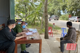 Lực lượng cảnh sát cơ động xung kích trong công tác phòng, chống dịch