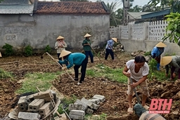 Phụ nữ huyện Đông Sơn: Linh hoạt, sáng tạo thực hiện tiêu chí nông thôn mới kiểu mẫu