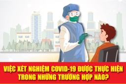 [Infographics] - Việc xét nghiệm COVID-19 được thực hiện trong những trường hợp nào?